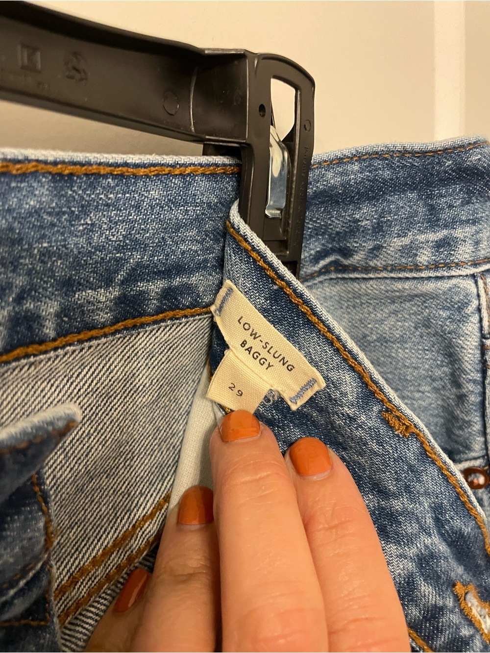 Madewell Low Slung Baggy Hamburg Wash - Picture 3 of 6
